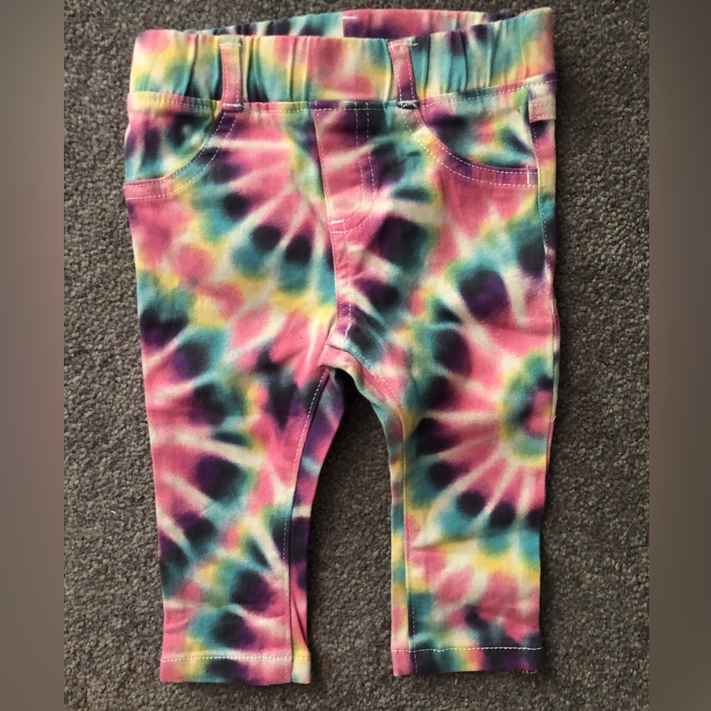 Baby girl tiedye jeans